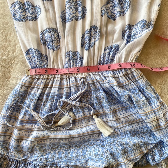 Faithfull The Brand Cabana Playsuit Sunfaded Print - Picture 8 of 9